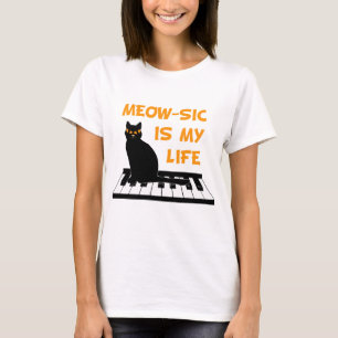 Meow-SIC ist mein Leben T-Shirt