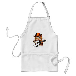 Meow-sic Star Funny Singing Cat Schürze