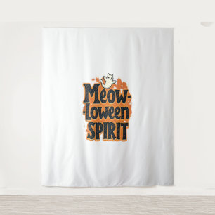 Meow Spirit Cat Wandteppich