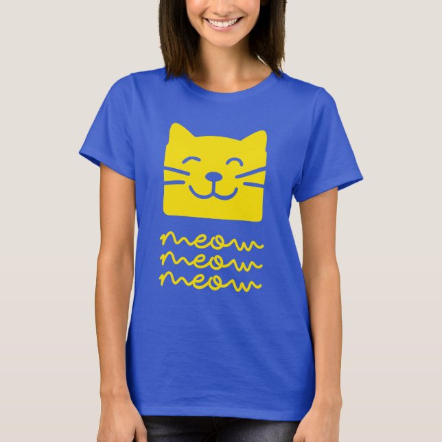 Meow T-Shirt (Vorderseite)