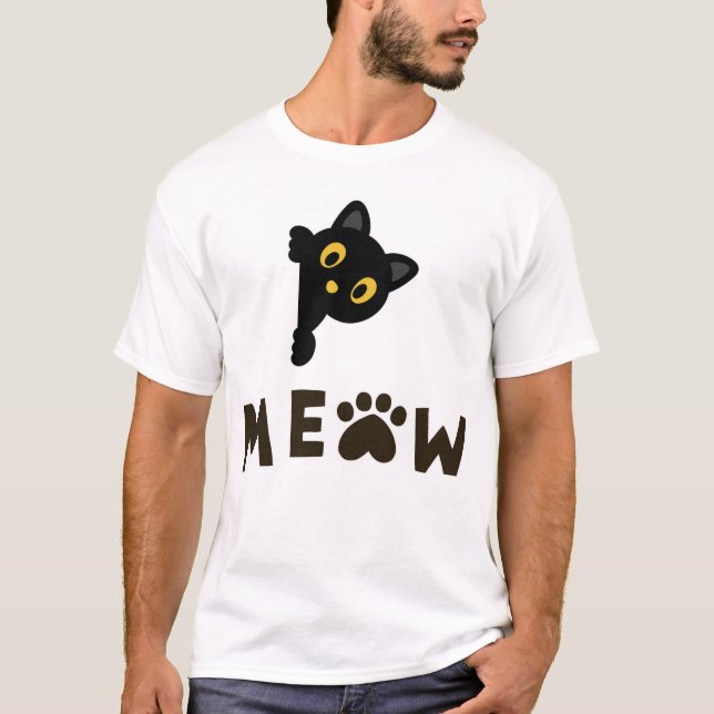 MEOW T-Shirt (Vorderseite)