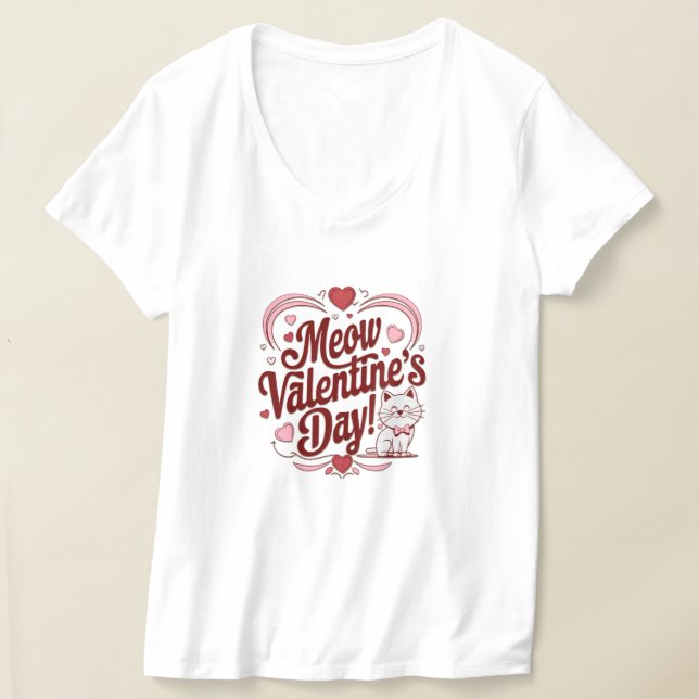 Meow Valentine T-Shirt (Ablage )