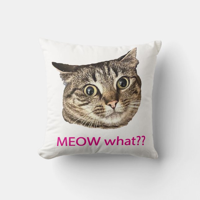 MEOW was? Dekokissen (Vorderseite)