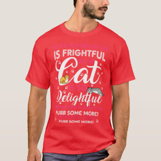 Meowa Catmas Funny Christmas Cats Eigentümer Gesch T-Shirt