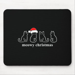 Meowa Catmas Weihnachten Niedlich Kitten Katzen We Mousepad