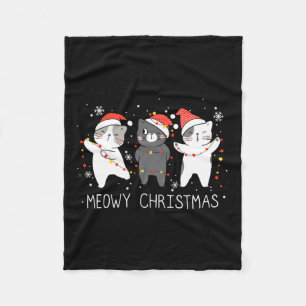 Meowa Catmas Weihnachten Weihnachten Niedliche Kat Fleecedecke