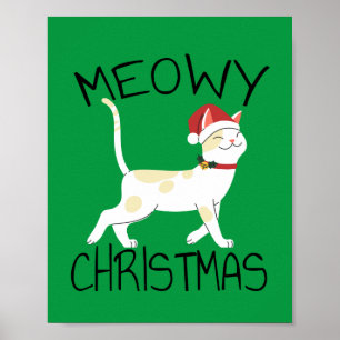Meowa Christmas - Funny Christmas Poster
