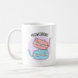 Meowcarons Funny Macaron Pun Kaffeetasse