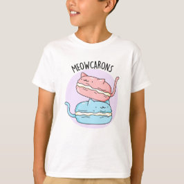 Meowcarons Funny Macaron Pun T-Shirt
