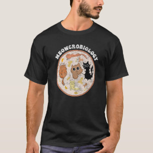 Meowcrobiologie Kat gestörte Bakterienmikrobiologi T-Shirt