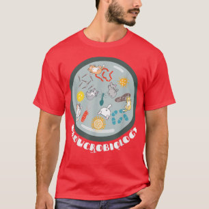 Meowcrobiologie - Mikrobiologie-Wissenschaft Katze T-Shirt
