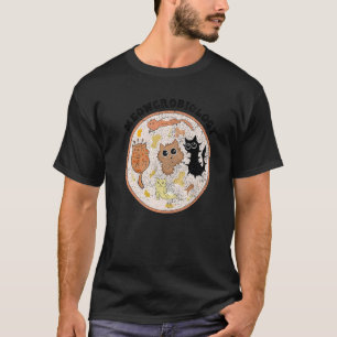 Meowcrobiology Katze Bedrängte Bakterien Mikrobiol T-Shirt
