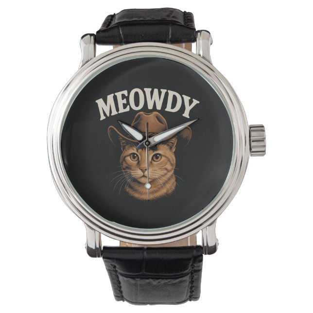 MEOWDY ARMBANDUHR (Vorderseite)