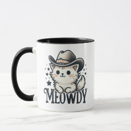 Meowdy Cowboy Hat Cactus cat Tasse