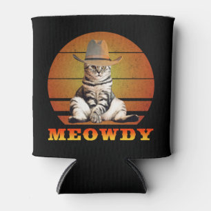 Meowdy Funny Cowboy Cat Dosenkühler