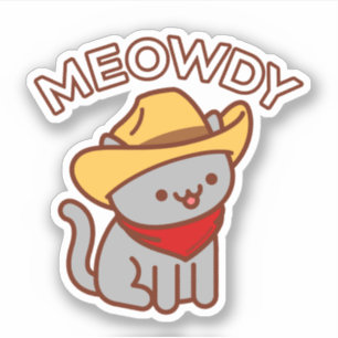 MEOWDY Katzenaufkleber Aufkleber