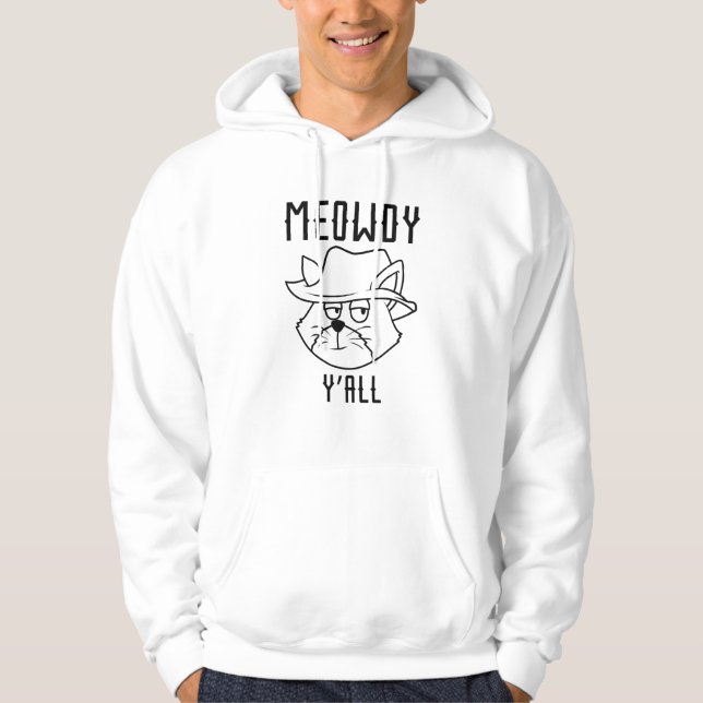 Meowdy Y’all Hoodie (Vorderseite)