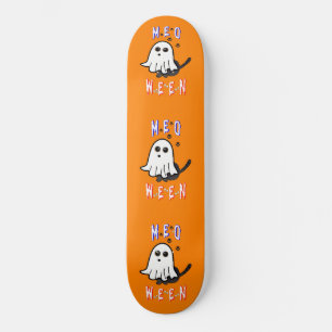 Meoween Ghost Kitten 31 Cat USA Oktober Halloween Skateboard