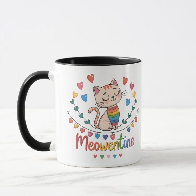 Meowentine Tasse & Cups Design für Katzen Liebhabe (Links)