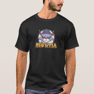 Meowfia Drôle Gangster Chat Birman T-shirt
