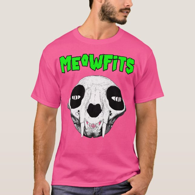 Meowfits Horror Punk T-Shirt (Vorderseite)