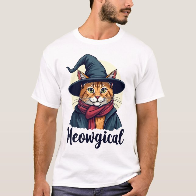 Meowgical Cat T-Shirt (Vorderseite)