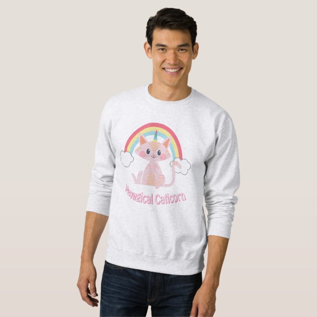 Meowgical Caticorn Kittycorn Sweatshirt (Vorne ganz)