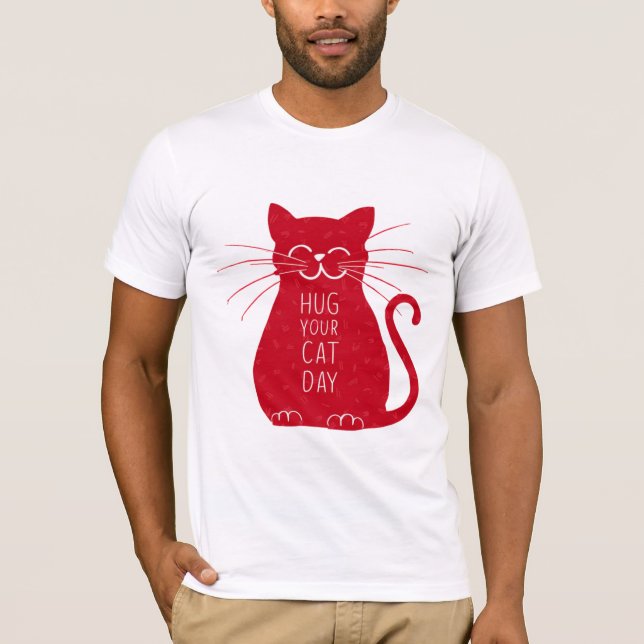 Meowgical Moments: National Cat Day Celebration T-Shirt (Vorderseite)