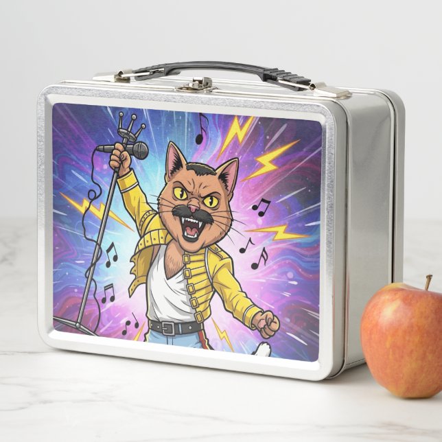 Meowhemian Rhapsody Metall Brotdose (Beispiel)