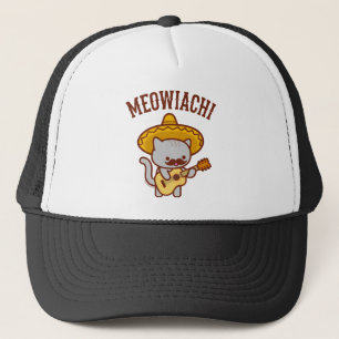 Meowiachi Cat Trucker Hat Truckerkappe