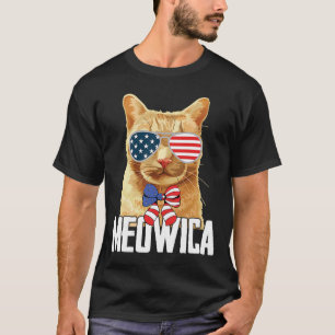 Meowica Cat Day Cat Liebe Kitten House Katzen Katz T-Shirt