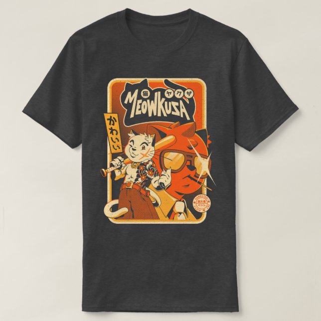 Meowkuza T-Shirt (Design vorne)