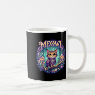 Meowl Katze Eule Meme Gehirnverrottung Kinder Verf Kaffeetasse