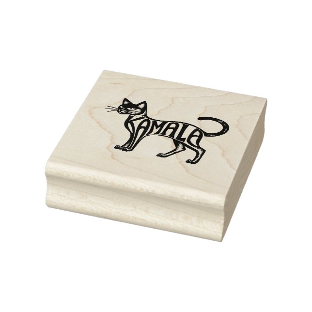 Meowmala Kamala Childless Cat Lady Harris Gummistempel (Stempel)