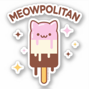 MEOWPOLITAN Katzenaufkleber Aufkleber