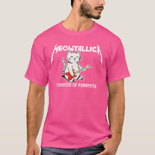 Meowtallica Meowster of Purpets - Funny Cat T-Shirt