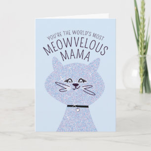 Meowvelose Mama Katze Karte