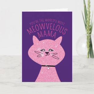 Meowvelose Mama-Katze Karte