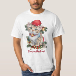 Meowwwwwwwy Weihnachten T-Shirt