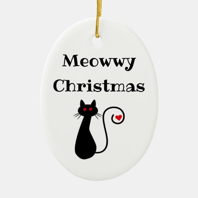 Meowwy Weihnachtsschmuck (Vorne)