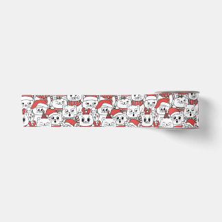 Meowy & Bright - Weihnachtskatzen Satinband