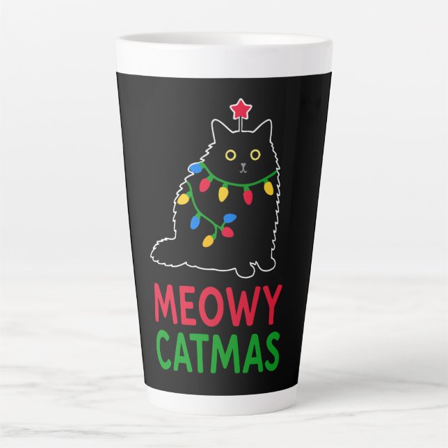 Meowy Catmas Milchtasse (Vorderseite)