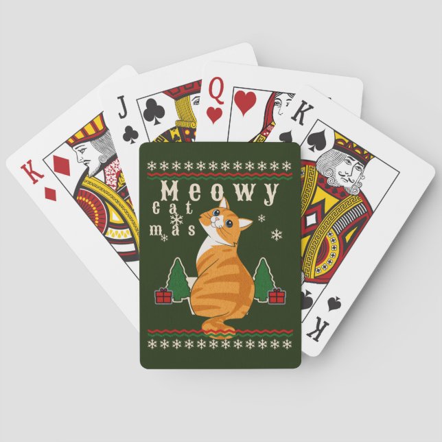 meowy catmas  spielkarten (Rückseite)