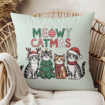 Meowy Catmas Süße Weihnachtskatzen - Festliche Dek
