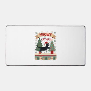 Meowy Catmas, Sweat-shirt de Noël laid, Noël de ch