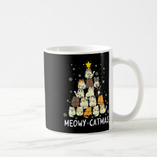 Meowy Catmas Weihnachtsbaum Xmas Girls Boys Fu Kaffeetasse