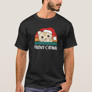 Meowy Catmas Weihnachtskatzenpuppe T-Shirt