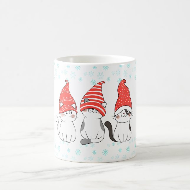 Meowy Christmas Cat Tasse (Mittel)