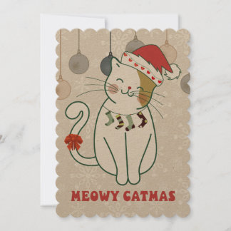 "MEOWY CHRISTMAS" EINLADUNG