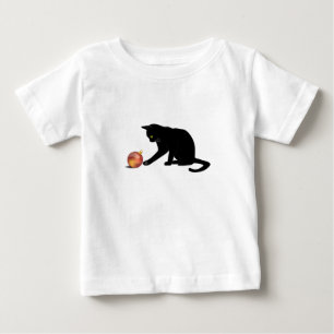 Meowy Christmas Funny Cat Baby T-shirt